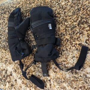 REI Coop Kids Small Gloves Mittens Black